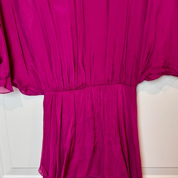 Elegant La Strada Silk Tie Dress in Fuschia, Size Small, EUC - Picture 11 of 11